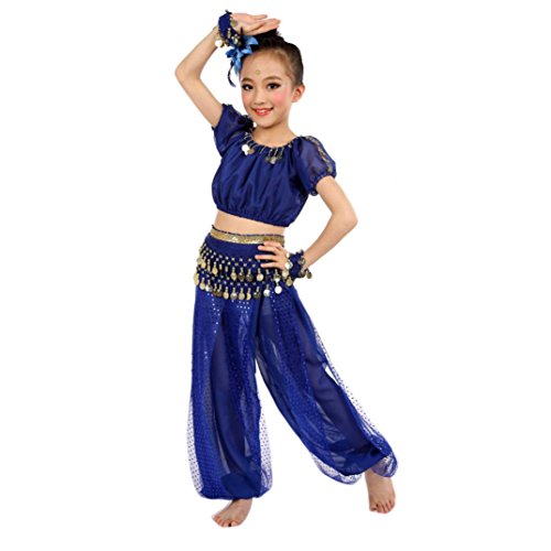 ChainSee 2017 Fashion Handmade Children Girl Belly Dance Costumes Kids Belly Dancing Egypt Dance Cloth New