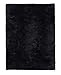 ACTCUT Super Soft Indoor Modern Shag Area Rugs Fluffy Beding Room Shaggy Carpets Dining Living Room Nursery Rug 4' x 5', Black