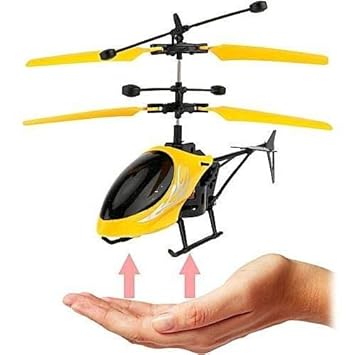 hand induction control flying helicopter