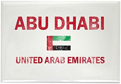 CafePress Abu Dhabi United Arab Emirates Designs Rectangle M Rectangle Magnet, 2"x3" Refrigerator Magnet