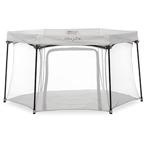 Dream On Me Onyx Playpen in Grey, Baby Playpen, Portable and Lightweight, Playpen for Babies and Toddler – Comes with a…
