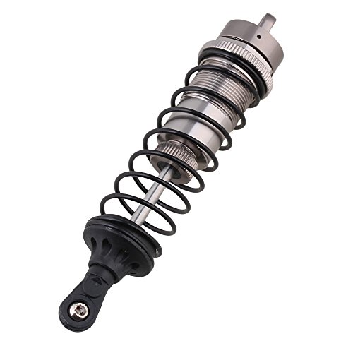Pieces of 2 RC1:18 Shock Absorber(Al.) 122MM F81004 Titanium Color Aluminum Alloy DIY Model Car