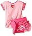 adidas Toddler Girls' Top and Skort Set, Pink Glow, 2T