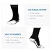 Vitalismo Youth Soccer Socks Compression Socks Football Socks High Elasticity Athletic Socks for Training, Recovery, Running (Black)