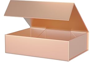 ROSTELACK Gift Box 11.9" x 8.5" x 3.3" with Magnetic Closure Lid Gift Box for Presents,Bridesmaid Gifts Box,Cute Box,Birthday Gift box,Luxury for Gift Packaging, Magnetic Gift Box for Wrapping Gifts