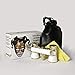 Levenhuk Broadway 325N Opera Glasses (white lorgnette with LED light) 3x with accessory kit