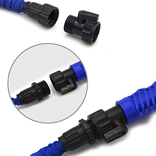 Garden Hose, Newest 75 FT Expandable Heavy Double Latex Flexible Hose - 9-Pattern High Pressure Water Spray Nozzle. Suitable for Wash Cars, Clean Walls, Watering Lawns and Garden Plants, etc. - Thumbnail 5