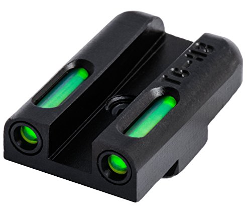 TRUGLO TFX Tritium and Fiber-Optic Xtreme Handgun Sights for Glock Pistols, Glock 42, 43