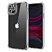 SUPWALL iPhone 11 Clear Case, 9H Tempered Glass Shock Absorption Anti-Scratch Mimics Shockproof Glass Back of iPhone Support Wireless Charging Cover for iPhone 11 Crystal Clear (5.8 inch)
