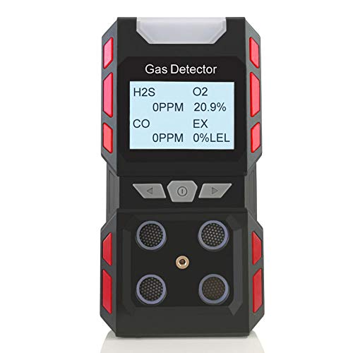4 Gas Monitor Multi Gas Detector Sound Light Shock 4 Gas Meter Tester