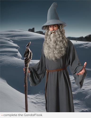 Rubies Lord Of The Rings The Hobbit: Gandalf Staff for Adults, Men's One Size