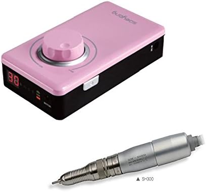 Saeyang K-38 Pink Portable Rotary Micromotor Kit, Complete Set with Foot Pedal