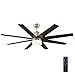 Home Decorators Collection 60 in. Zolman Pike LED DC Brushed Nickel Ceiling Fan with Remote