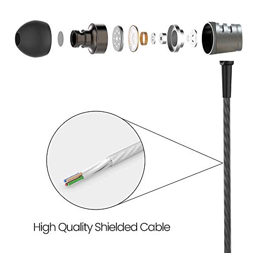 image for A&S Wired Earphones,Deep Bass Stereo earbuds in ear headphones with mi