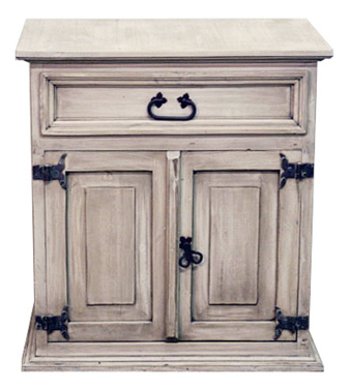 Rustic White Washed Mansion Nightstand Buy Online In Isle Of Man At Desertcart