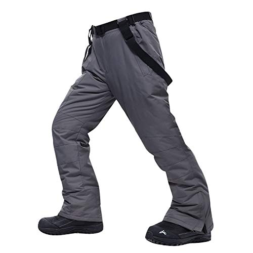 Ski Pants Men Windproof Waterproof Snow Trousers Winter Ski
