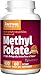 Jarrow Formulas Methyl Folate 5-MTHF, Supports Brain, Memory, Cardiovascular Health, 400 Mcg, 60 Caps primary