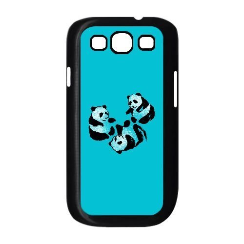 Samsung Galaxy S3 9300 Phone Case Cover Black PANDA POWWOW EUA15984081 Houdt Cell Phone Covers
