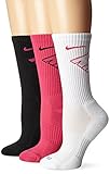 New Nike Women's 3 Pack Dri-Fit Fly Crew Socks