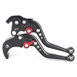 GZYF Pair Short Brake Clutch Levers for Honda 2004 2005 2006 2007 2004-2007 CBR 1000rr Black