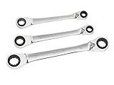 Britool Quadbox Spanner Set of 3 In Toolroll by Britool