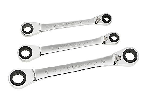 Britool Quadbox Spanner Set of 3 In Toolroll by Britool