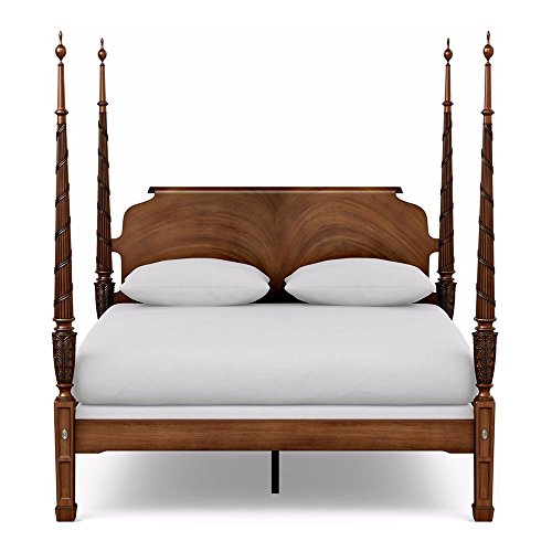 Ethan Allen Laurel Poster Bed, King, Saratoga