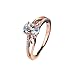 Goddesslili Classic White Oval Diamond Rings for Women Girlfriend Vintage Thin Wedding Engagement Anniversary Simple Jewelry Gift Under 5 Dollars