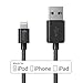 Apple MFi Certified Black Fenix iPhone Cable Lightning to USB Data Charge Cables 3FT / 0.9M for iPhone 7 (4.7