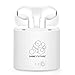Wireless Earbuds Bluetooth Headphones Bluetooth Earbuds Bluetooth headsets 4.1 Stereo Earphone with Charging Box Cordless Sport Headsets for All Bluetooth Devices (White)