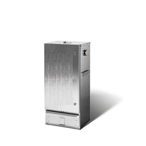 Geprägter Edelstahl: Smoki-Räucherofen 85x39x33cm