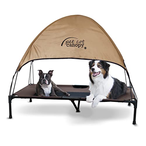 K&H PET PRODUCTS Original Pet Cot Elevated Dog Bed & Cot Canopy