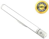 Closet Light Motion Activated - BLISS T02 LED Under Cabinet Lighting Wireless, Indoor Motion Sensor Light Magnetic, Under the Counter Lights Battery Powered with 5 Super Bright Cool White LEDs