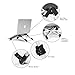Megainvo Laptop Stand, Portable Laptop Stand Adjustable Eye-Level Ergonomic Height,Foldable Compact Aluminum Laptop Stands and Holders for MacBook, Notebook, iPad, Kindle, Book(Storage Bag Included)