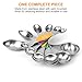 Julance Magnetic Measuring Spoons Set, Stainless Steel, Upgraded Colourful Dual Sided Teaspoon Set, Fits in Spice Jars, Tablespoon Set for Measuring Dry and Liquid Ingredients, Set of 6