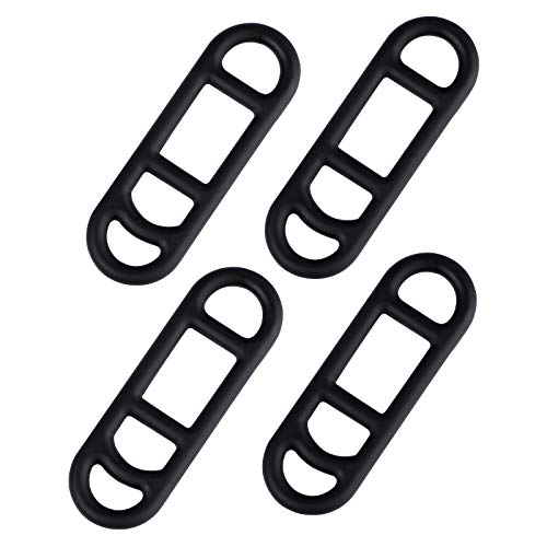 image for Ascher Bike Silicone Mount Band, Cycling Bicycle Rubber Straps, Pack o