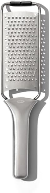 OXO Steel Grater Stainless Steel with Handle and Cover view 1