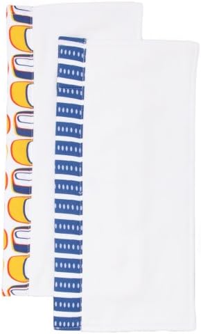 Organically Cute Burp Cloths, Blake, 0-12 Months