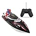 RC Boat, Remote Control Boat for Pools and Lakes, Fast Racing Boats for Boys & Girls, 2.4Ghz High Speed Remote Control Sail Boats Electric Summer Toys for Kids Adults