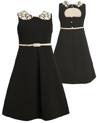 azon.com: Black Ivory Crochet Lace Collar Cut-