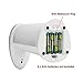 GooQee Automatic Touchless Countertop Liquid Soap Dispenser with IR Sensor - Remain Visible Window - Waterproof Base for Kitchen Bathroom Sanitizer Shampoo Lotion – Chime Optional (White 12oz/340ml)