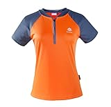 2014 womens's Breathable Perspiration Sports T-shirt Quick-drying (Lily Orange Red,M)