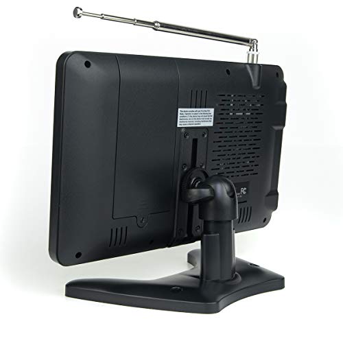 Tyler 9" Portable TV LCD Monitor Rechargeable Battery Powered Wireless