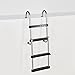 RecPro Marine Pontoon Boat 4 Step Folding Boarding Ladder AL-B4