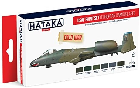 Hataka Hobby HTK-AS10 USAF Paint Set (European Camouflage)