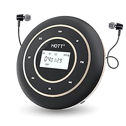 HOTT C105 Portable CD Player with HiFi Bluetooth