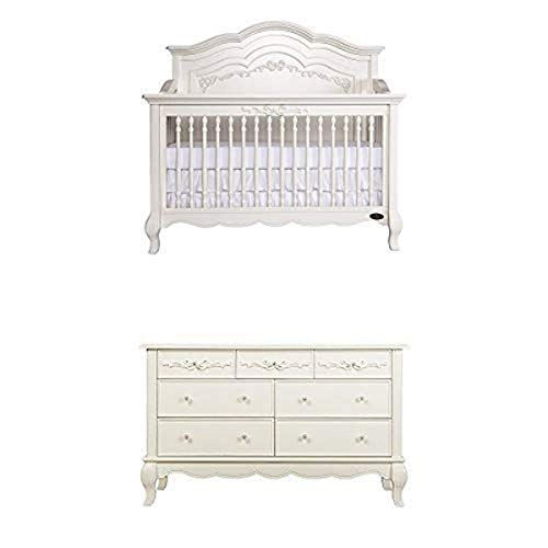 chinese dress ladies Amazon.com: Evolur Aurora 7-Drawer Nursery Dresser – Ivory Lace main image 1