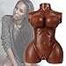 Xise Realistic 3D Love Doll Sex Toys for Men Male Masturbator with Vagina and Anal Discreet Package,13 Pound (Brown)