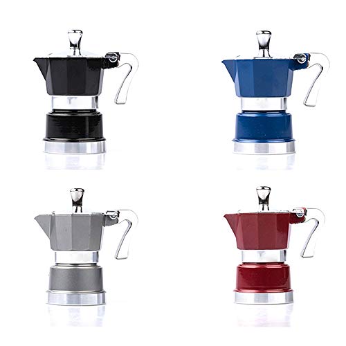 Lwieui Espressokocher Aluminium Mini Mokka Topf Mokka Kaffeekanne Kaffee Appliance Espressomaschine Stovetop… – Bild 3