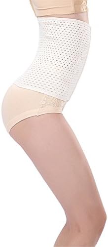 Women's Waist Trainer Belt Tension Ventilation Tight waist Support Post-Operative Post Pregnancy and Abdominal Injuries (M, apricot)